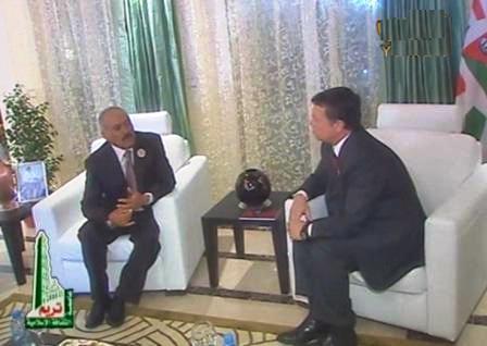 .. ويلتقي العاهل الأردني